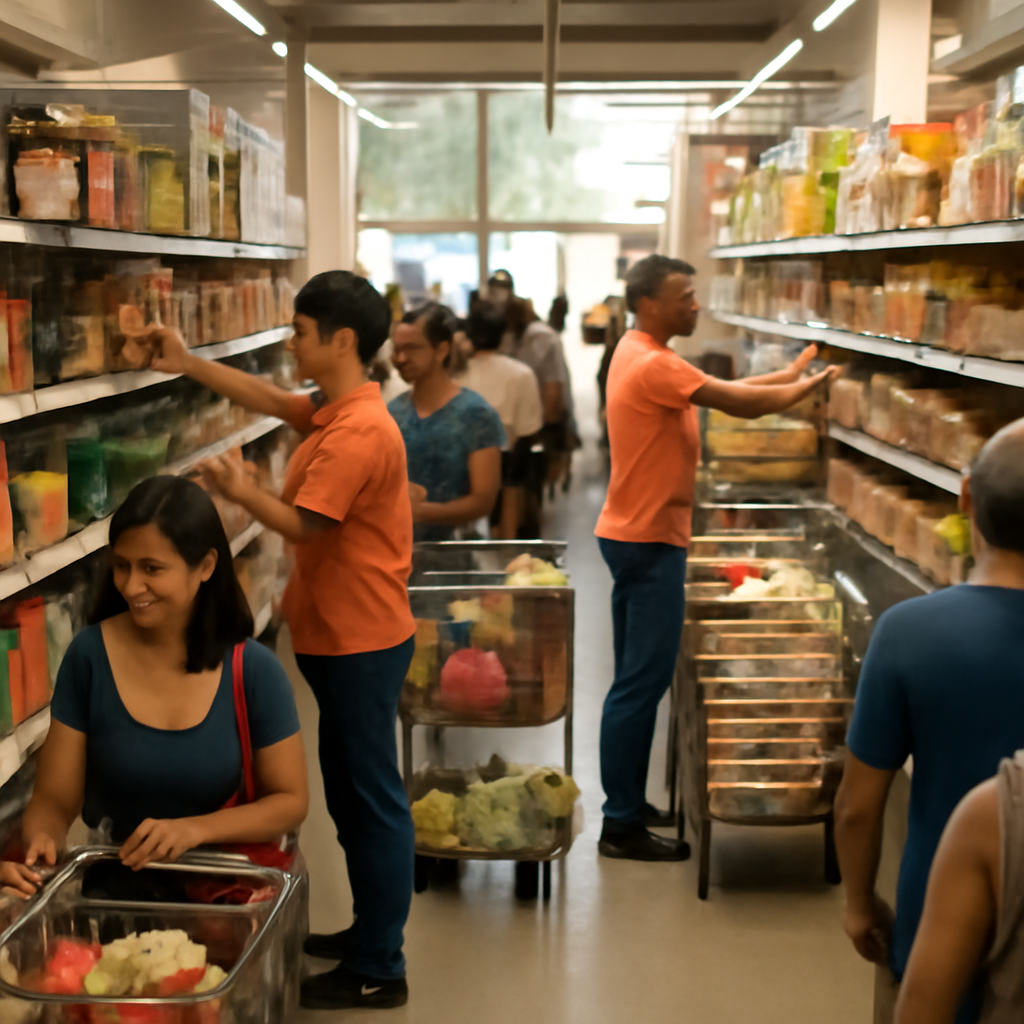 Reposição de gôndola sem ruptura: como escalar promotores nos horários de pico do supermercado