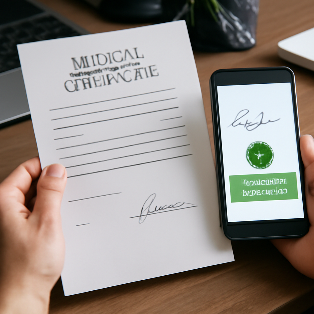 comprar atestado médico online